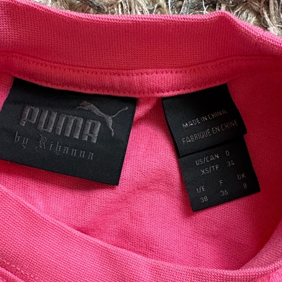 FENTY x PUMA by Rihanna Collection Pink Tee, Size XS - Picture 4 of 4